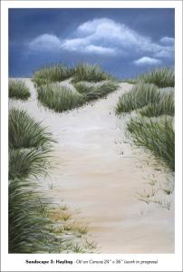Sandscape 3: Hayling 24" x36"